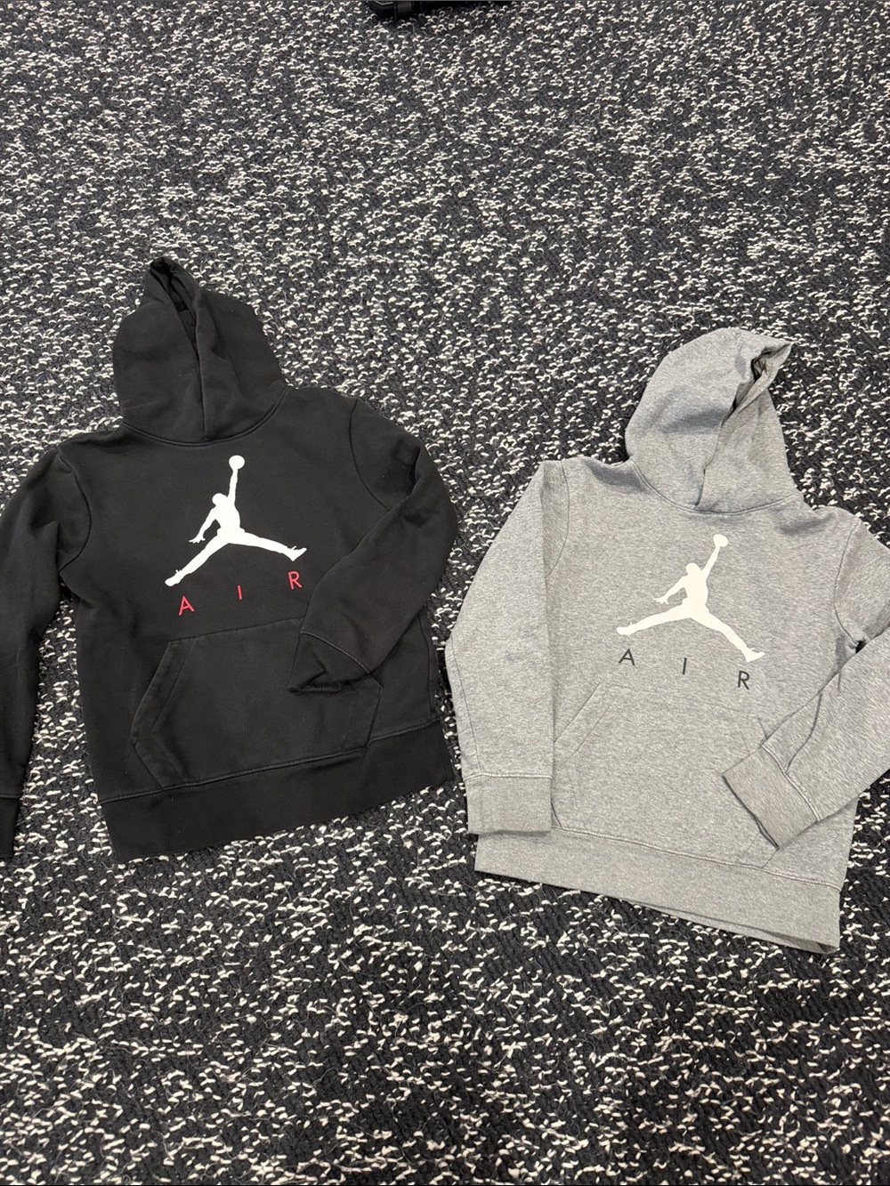 Air Jordan Nike Kids' Air Logo Hoodie - Black or Gray